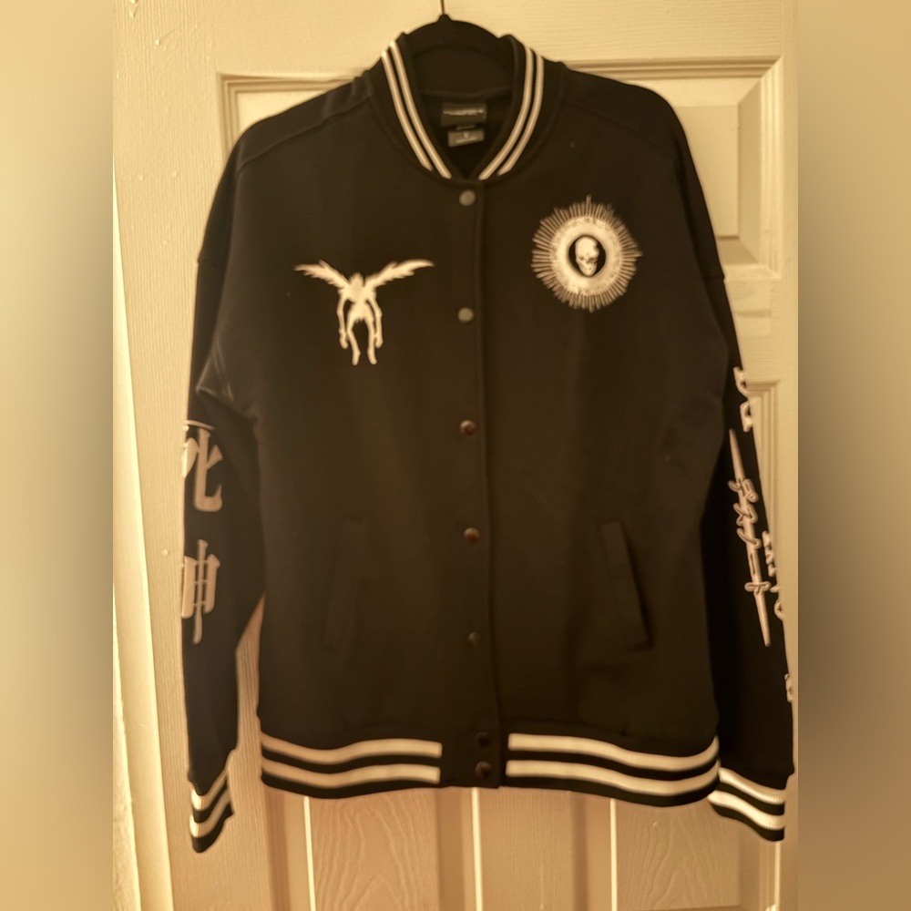 Death Note Ryuk Girls Varsity Jacket Plus Size | Hot Topic